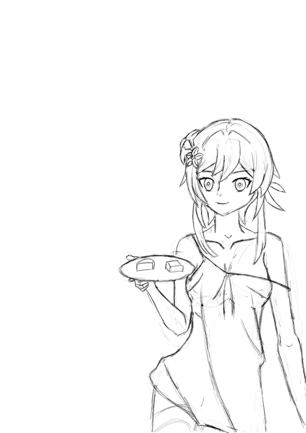 Lumine rough sketch detailing phase