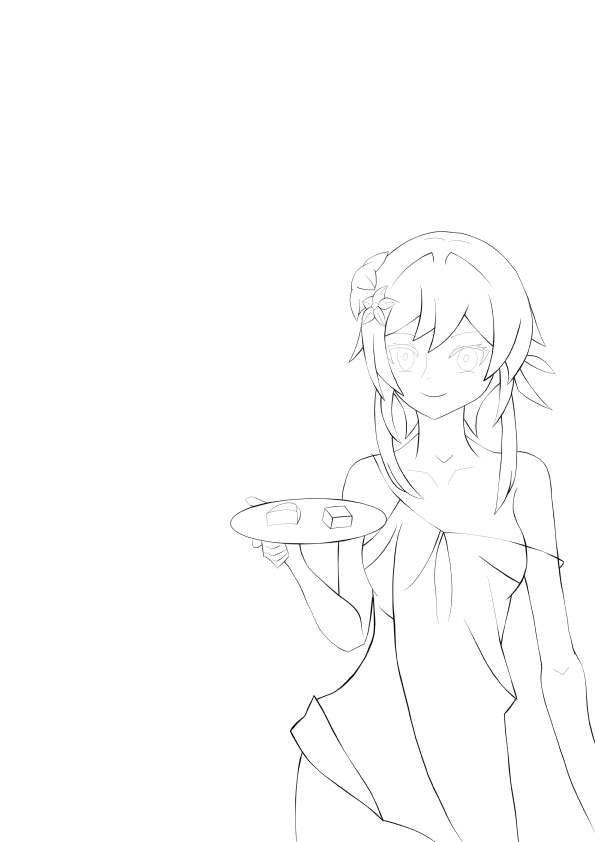 Lumine line art phase using Gpen