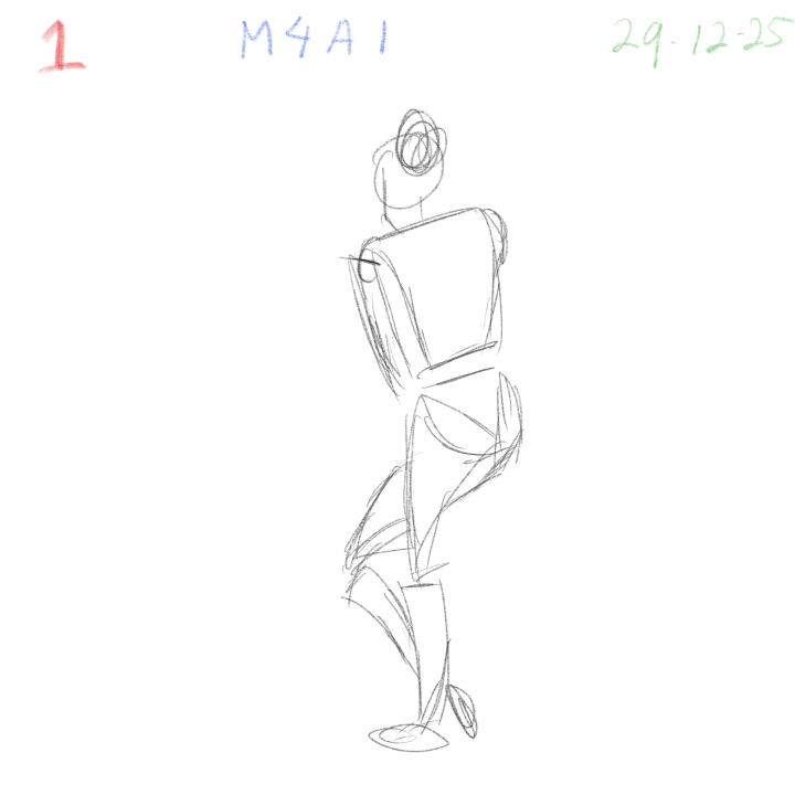 [M4A1] Gestur Bentuk Dinamis | 2025.12.29 ( Senin&nbsp;)