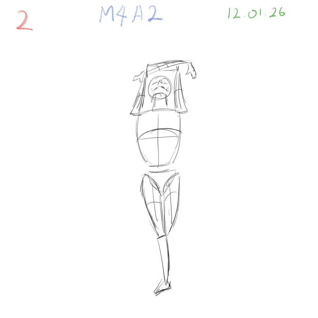 Quick gesture sketch practice with dynamic poses and movement study, digital drawing exercise