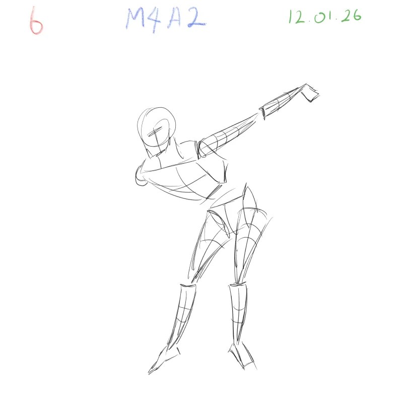 Daily gesture drawing routine practicing speed, flow, and pose clarity