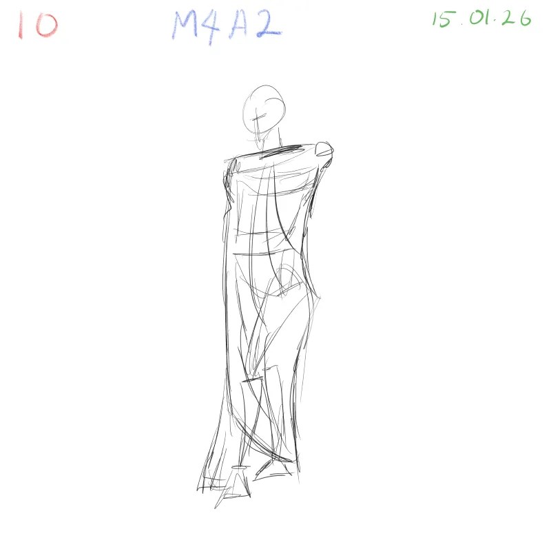 quick gesture drawing capturing body movement in short time