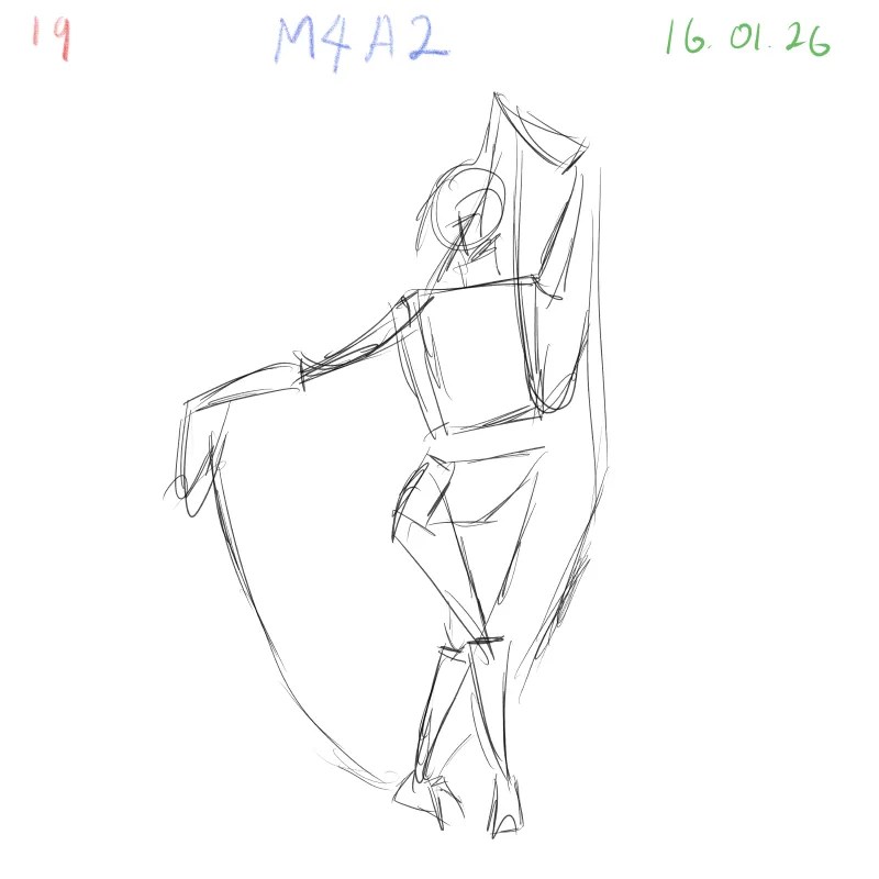 gesture drawing repetition to build speed and confidence