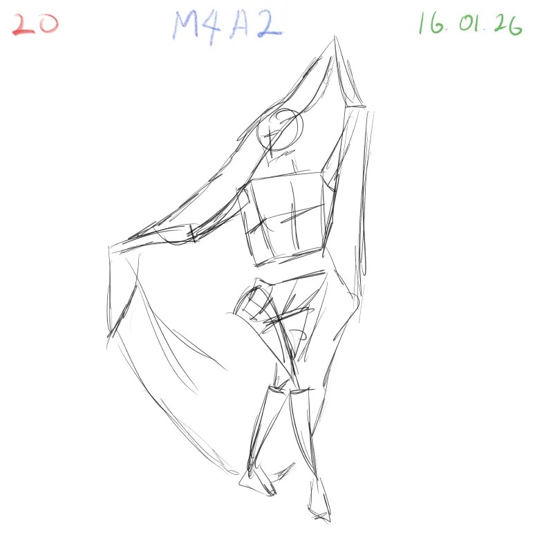 gesture drawing daily practice result cloth and form study
