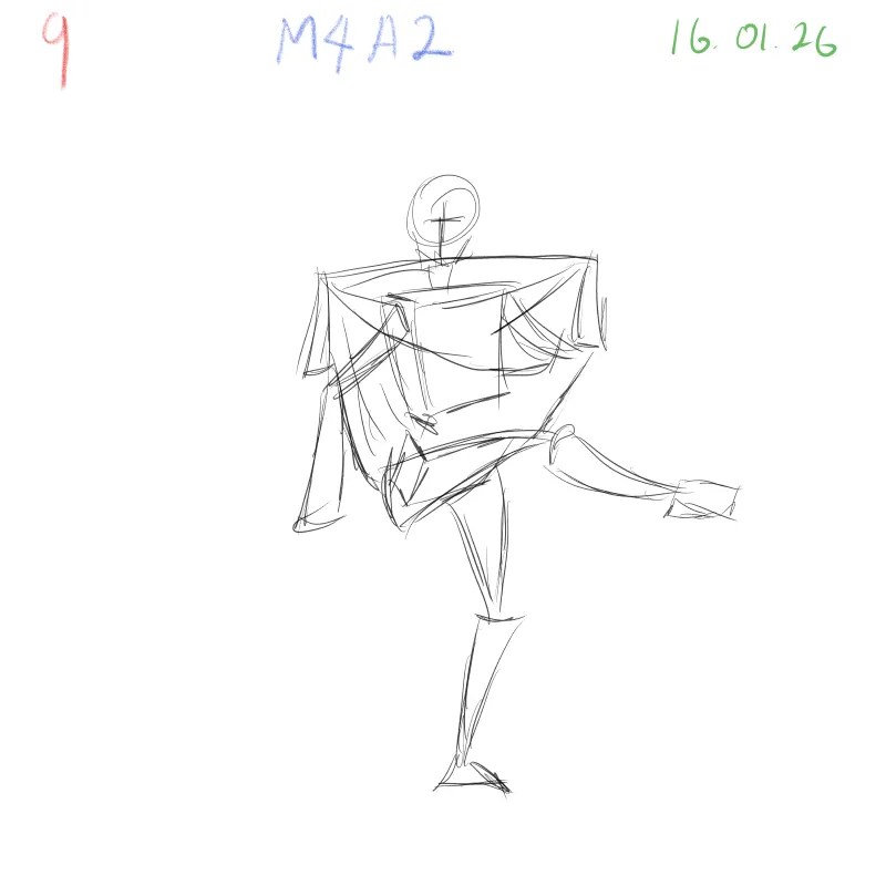 gesture drawing repetition practice to improve speed and observation
