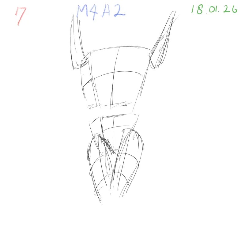 Gesture drawing practice using partial anatomy reference