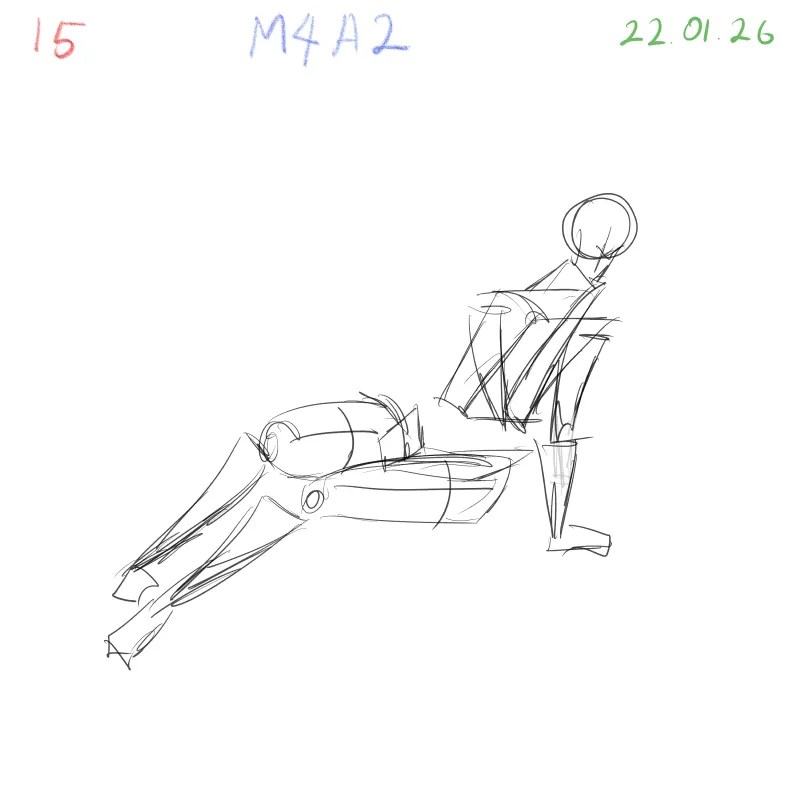 gesture drawing exercise capturing dynamic human motion