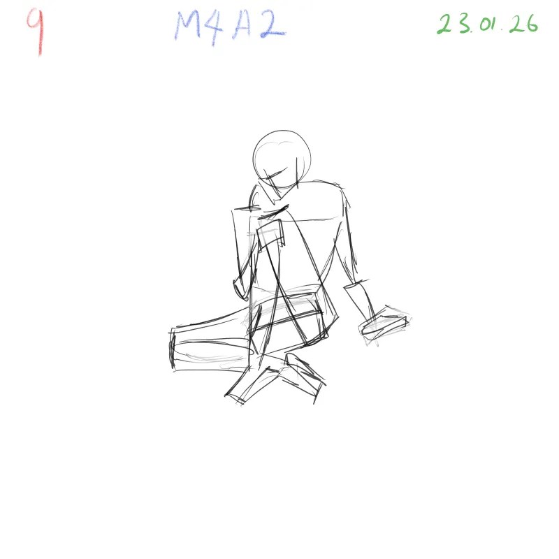 gesture drawing practice improving sense of 3D volume