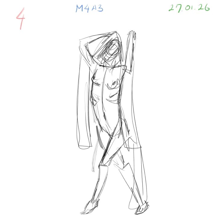 2-minute anatomy gesture sketch capturing essential anatomy details 4