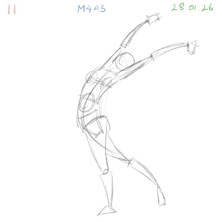 gesture drawing practice flowing body movement