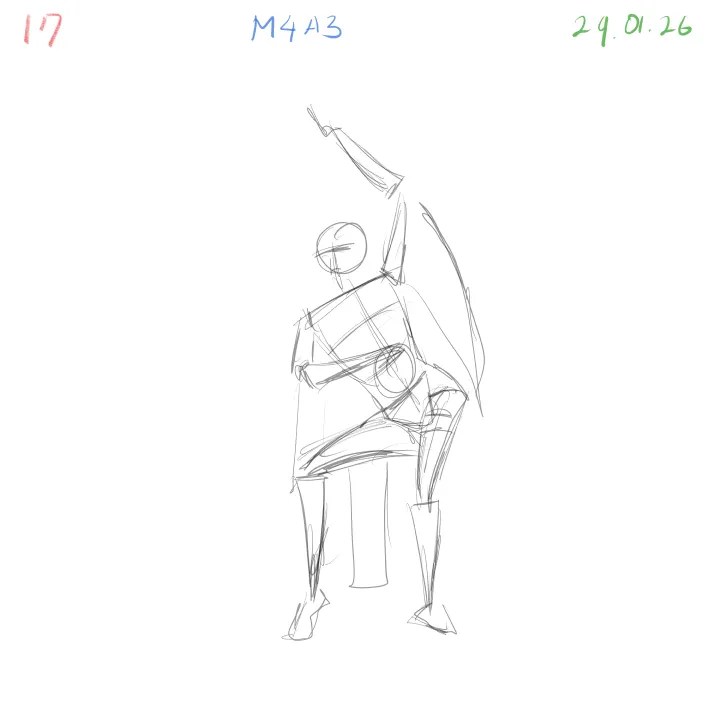 gesture drawing anatomy markers practice