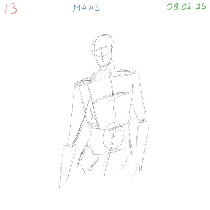 figure anatomy detail study focusing on legs and knee joint structure