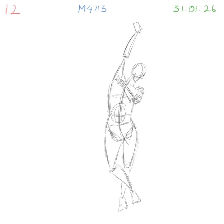 figure gesture drawing study with dynamic poses 12