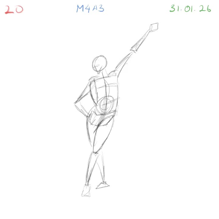 Gesture Drawing: Anatomical Gestures –&nbsp;7