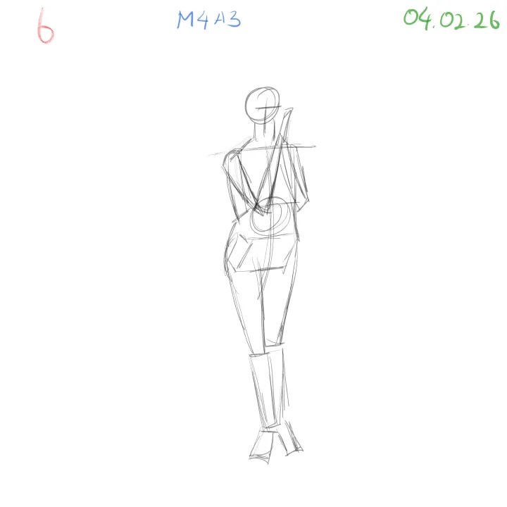 gesture drawing daily practice exploring volume and muscle structure