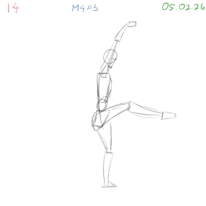 gesture drawing anatomy study prioritizing mental clarity and flow