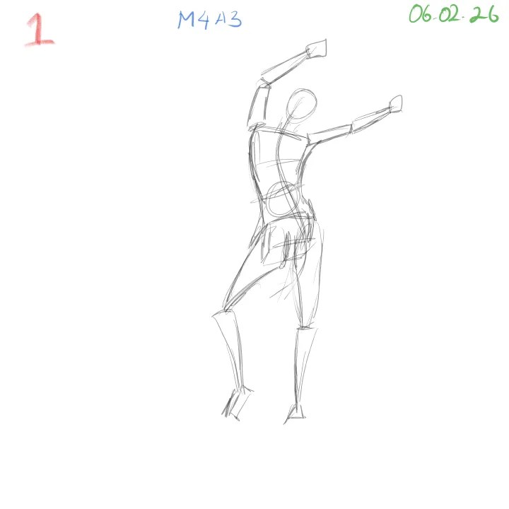 gesture drawing practice results using a personal drawing style to build consistency