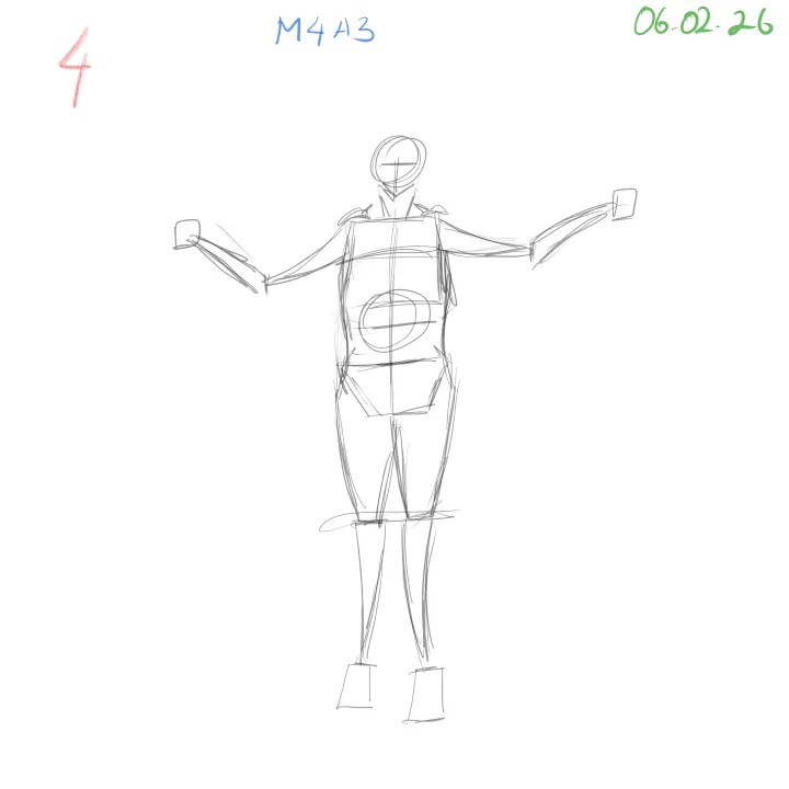 gesture drawing practice exploring rhythm and flow using my own drawing style