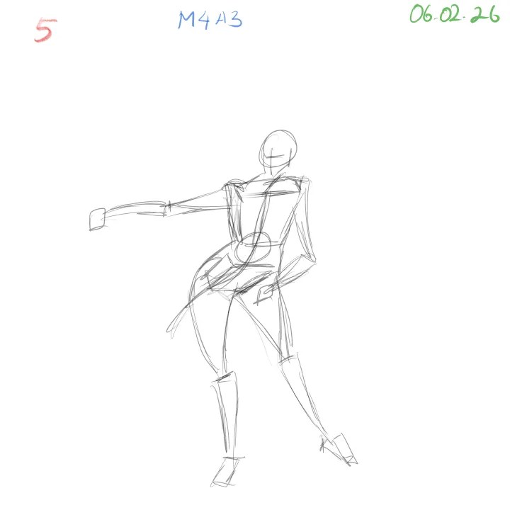 daily gesture drawing exercise focused on building habit and confidence