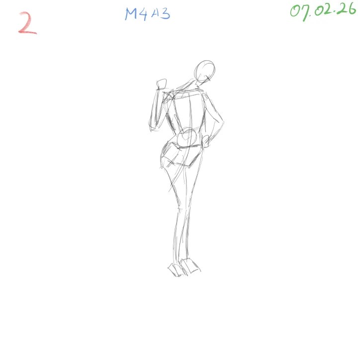 gesture drawing study page 2 capturing dynamic pose energy