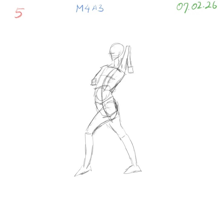 gesture drawing session page 5 focusing on energy over accuracy