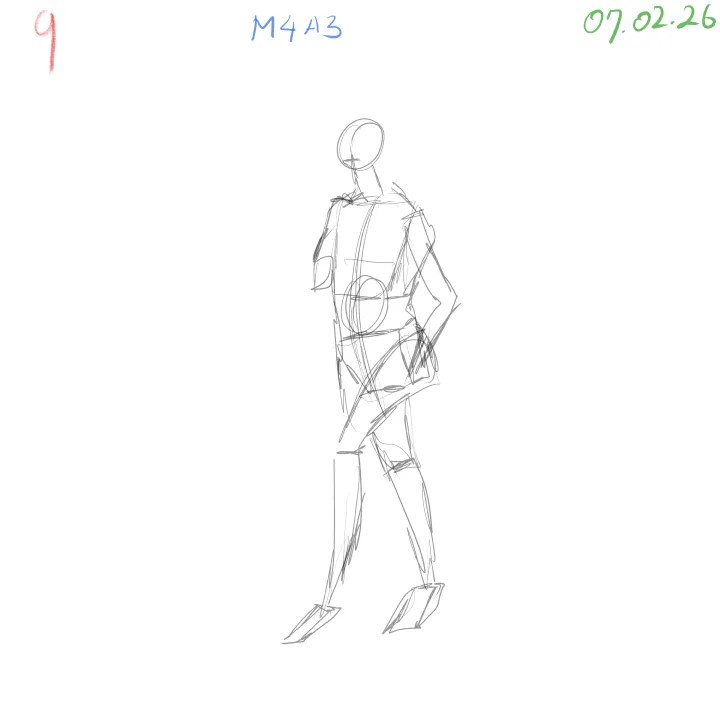 gesture drawing exercise page 9 focusing on expressive poses