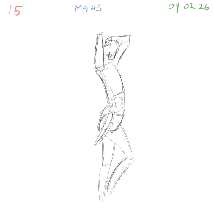 gesture sketch exercise capturing energy and pose dynamics