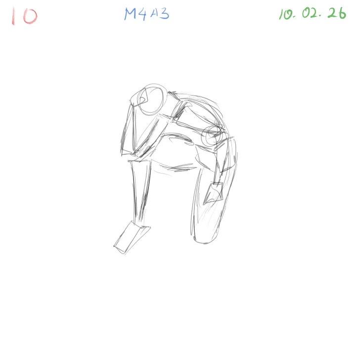 foreshortening gesture drawing study focusing on depth and motion