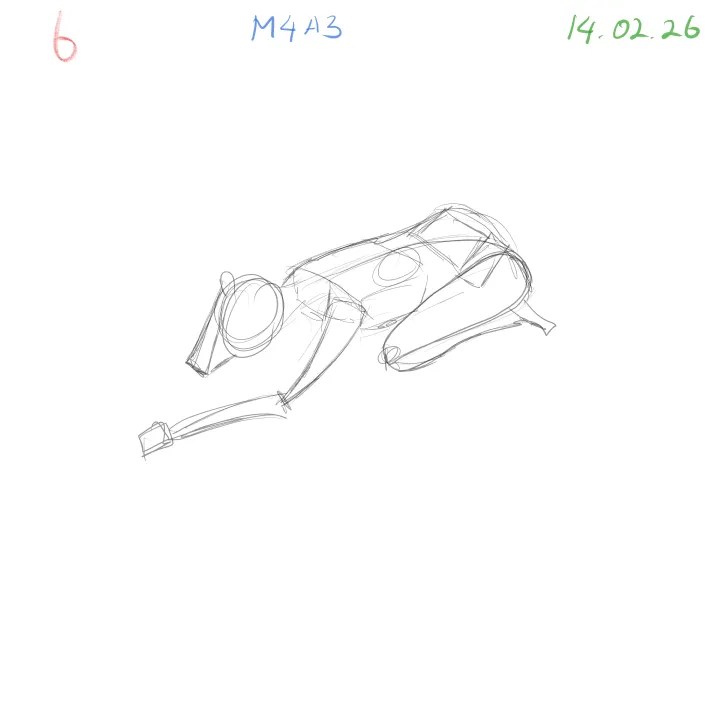 Gesture drawing study capturing motion and anatomical balance M4A3 session 6